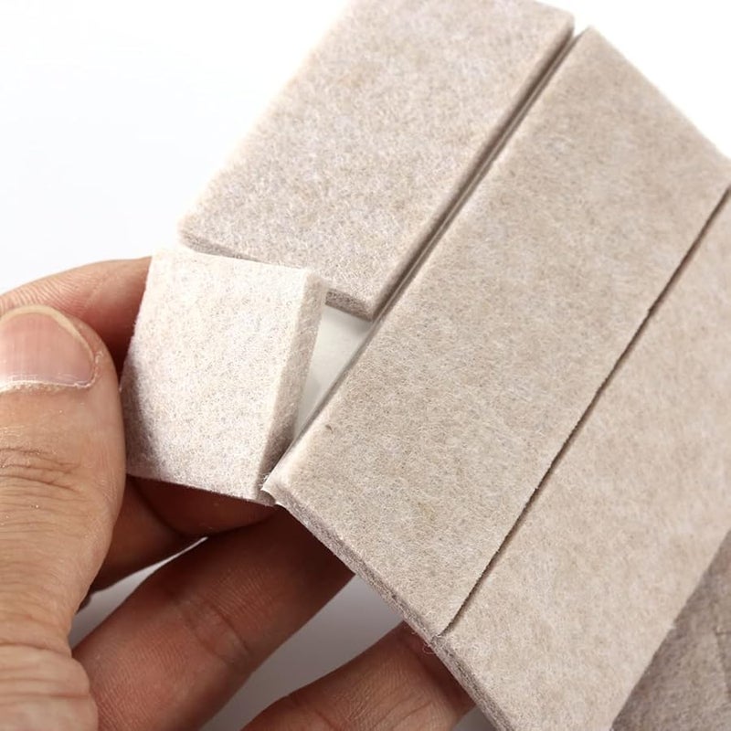 36 Pcs Square Felt Pads Heavy Duty Furniture Floor Protectors For Chairs Tables - Image 2